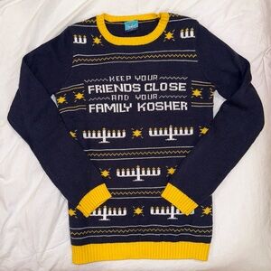 Norther Pole Hanukkah Sweater XS